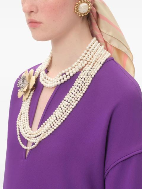 Valentino Garavani Toute La V scarf - Neutrals - zdjęcie produktu nr 2