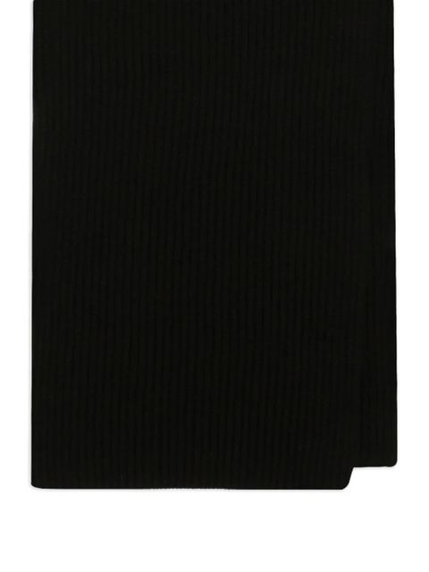 Dolce & Gabbana ribbed knitted scarf - Black - zdjęcie produktu nr 2