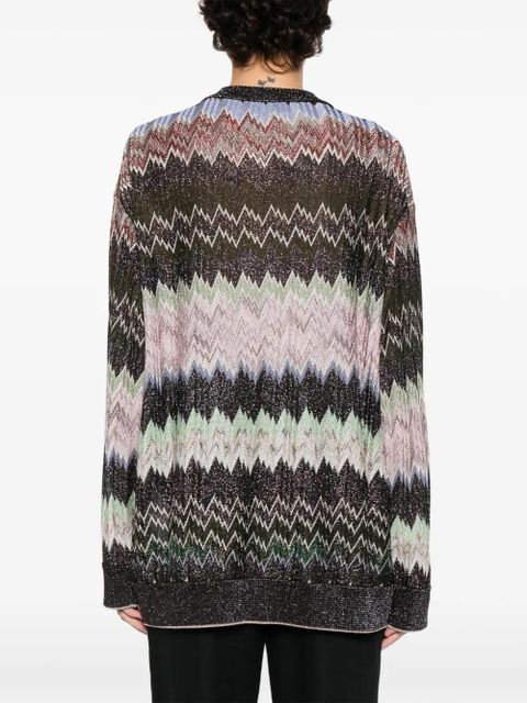 Missoni button zigzag cardigan - Black