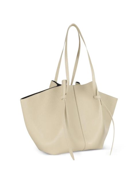 Yuzefi Xl Mochi leather shoulder bag - Neutrals - zdjęcie produktu nr 2