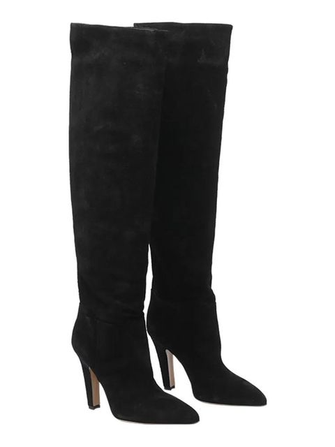 Paris Texas 100mm Elsa pointed-toe over-the-knee boots - Black