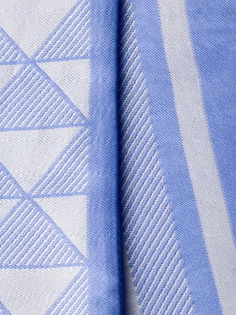 Prada jacquard silk scarf - Blue