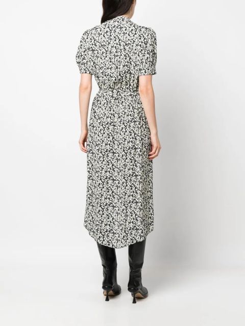 Zadig&Voltaire Rima floral-print midi dress - Blue