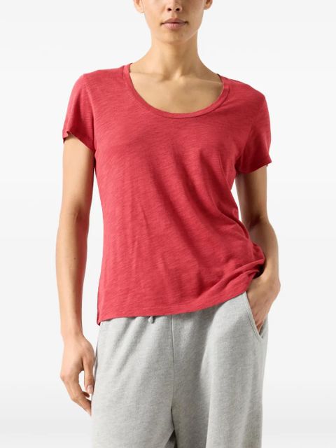 American Vintage short-sleeve V-neck T-shirt - Red