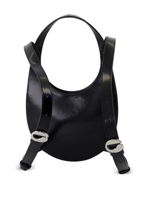 Coperni Swipe oval-shaped calfskin backpack - Black - zdjęcie produktu nr 2