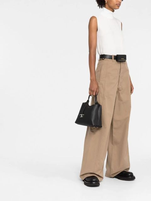 Tod's Timeless leather tote bag - Black - zdjęcie produktu nr 2