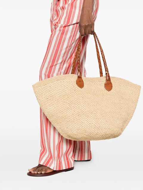 DRAGON DIFFUSION x Sovani Brunella woven tote bag - Brown - zdjęcie produktu nr 2