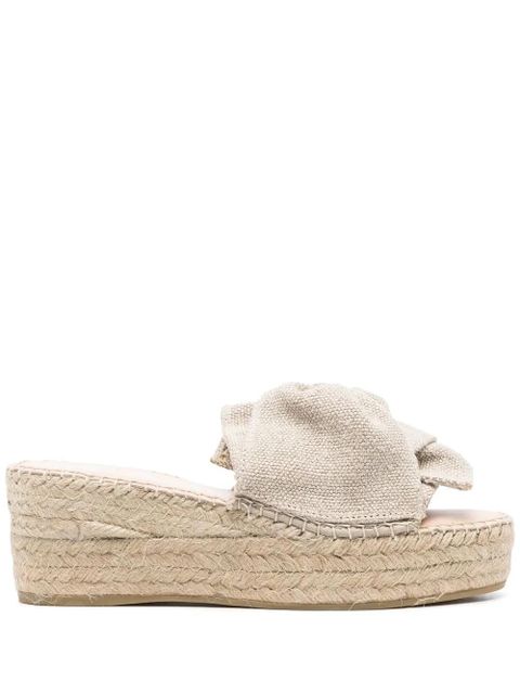 Manebi Havana platform-sole espadrilles - Neutrals - zdjęcie produktu nr 1