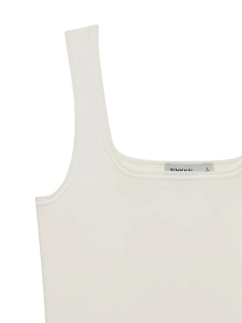 Simkhai Ramaina square-neck ribbed tank top - Neutrals - zdjęcie produktu nr 2