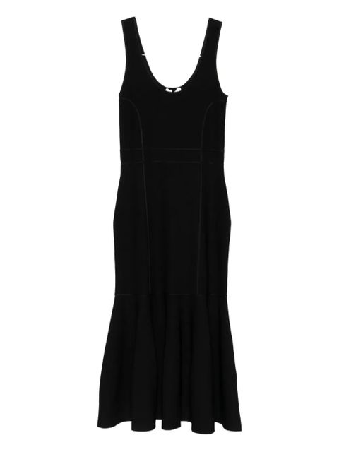 ZIMMERMANN Godet seamed dress - Black
