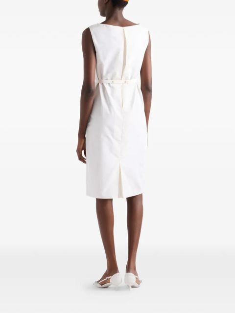 Prada faille dress - White