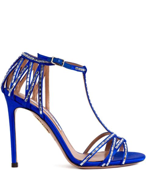 Aquazzura 110mm Forever More sandals - Blue - zdjęcie produktu nr 1