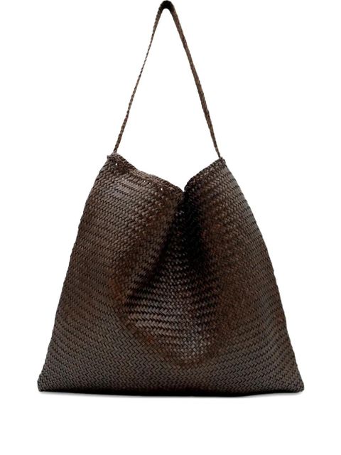 DRAGON DIFFUSION woven shoulder bag - Brown - zdjęcie produktu nr 1