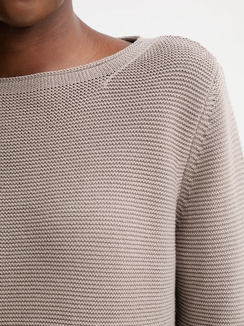 Marc O'Polo sweter bawełniany damski kolor beżowy 511605960113