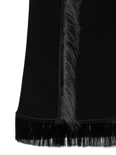 Jil Sander fringed mini skirt - Black - zdjęcie produktu nr 2