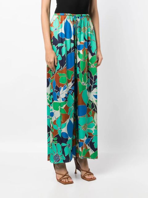 Cult Gaia Alaia floral-print trousers - Green - zdjęcie produktu nr 2