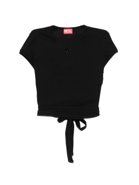 Diesel tie-waist T-shirt - Black - zdjęcie produktu nr 1