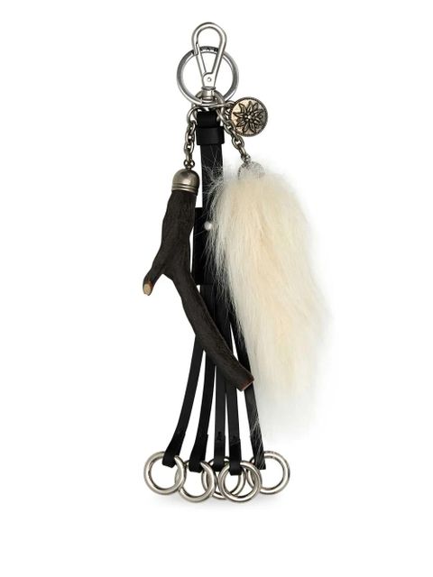 Prada leather keyring - Black - zdjęcie produktu nr 1