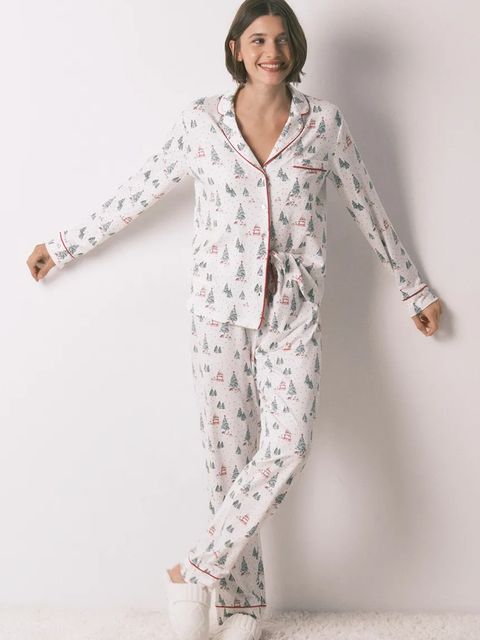 women'secret komplet piżamowy damska kolor beżowy 3792073 - zdjęcie produktu nr 1