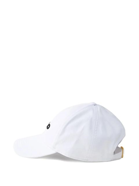 PINKO embroidered-logo baseball cap - White