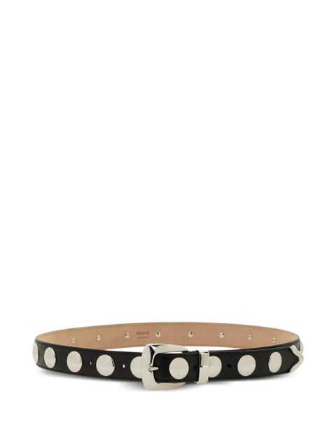 KHAITE Benny studded belt - Black - zdjęcie produktu nr 1