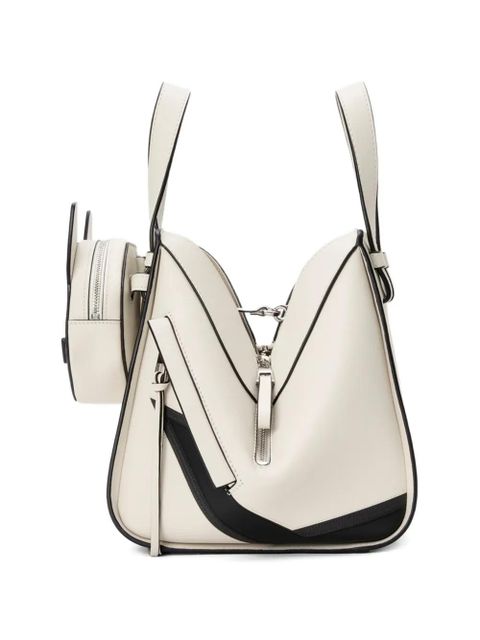 LOEWE Hammock animal-face zipped tote bag - White