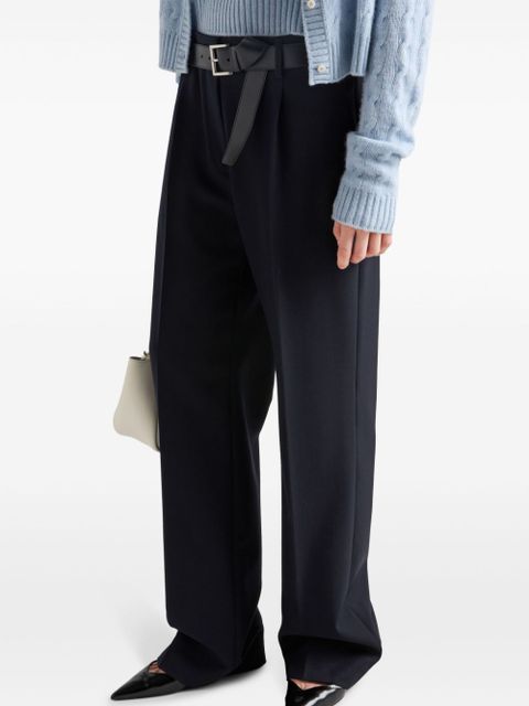 Prada gabardine trousers - Blue