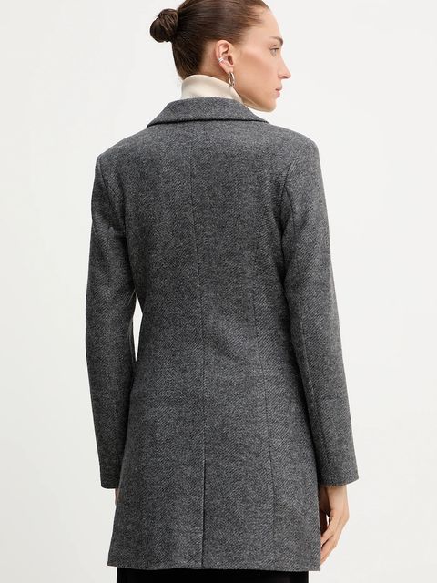 Silvian Heach płaszcz ALCEDO kolor szary GPA25012CP