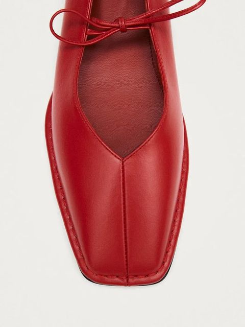 Alohas baleriny skórzane Sway