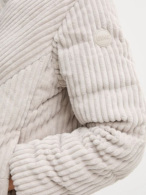 Colmar kurtka sztruksowa puchowa kolor beżowy zimowa 2187.2ZM