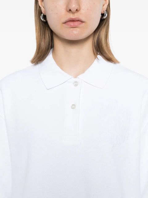Alexander Wang high-low polo mini dress - White