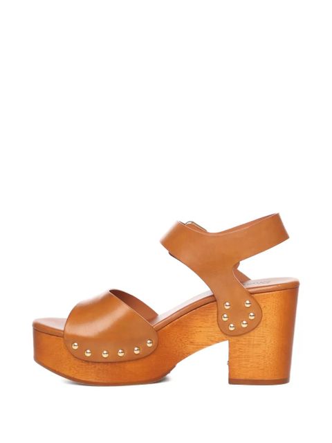 Chloé 80mm leather sandals - Yellow