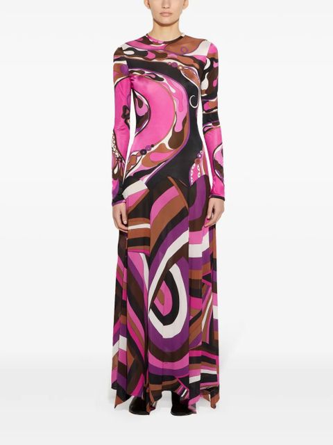 PUCCI Orchidee and Iride-print maxi dress - Pink - zdjęcie produktu nr 2