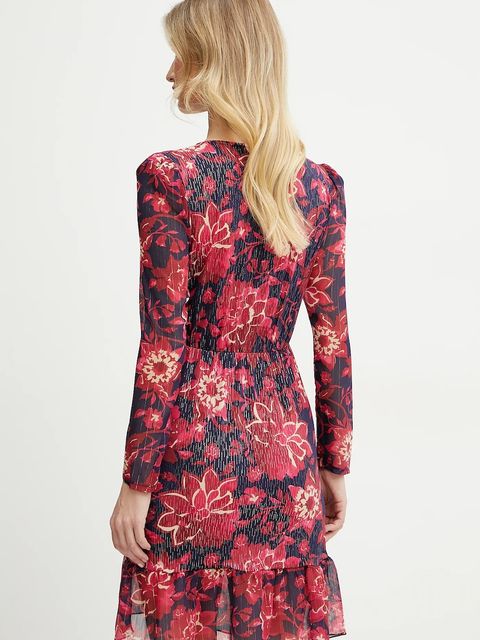 Morgan sukienka RPETAL kolor czerwony mini prosta RPETAL