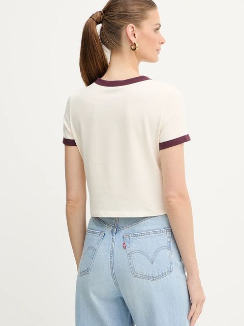 MAX&Co. t-shirt damski kolor beżowy 2528946012200