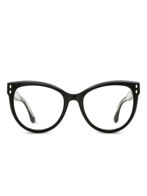 Isabel Marant Eyewear round-frame glasses - Black - zdjęcie produktu nr 1