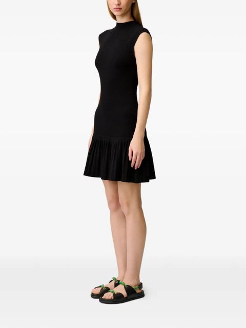 Claudie Pierlot pleated knit dress - Black
