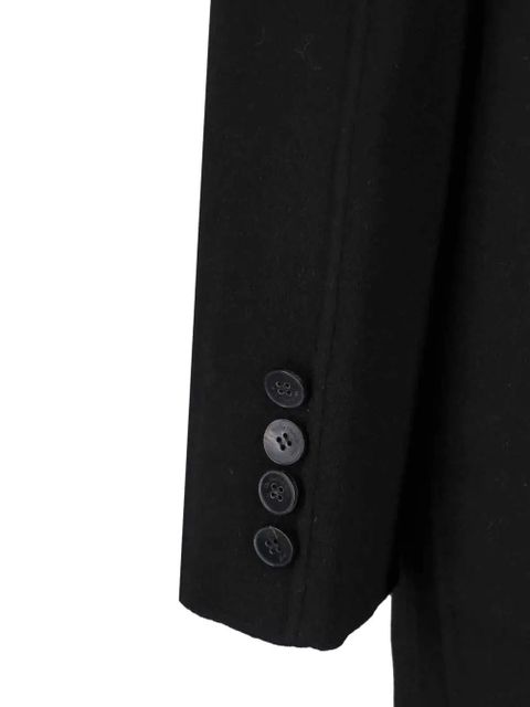 The Frankie Shop Gaia double-breasted coat - Black