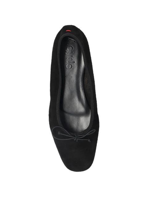 Aeyde bow-detail ballet flats - Black