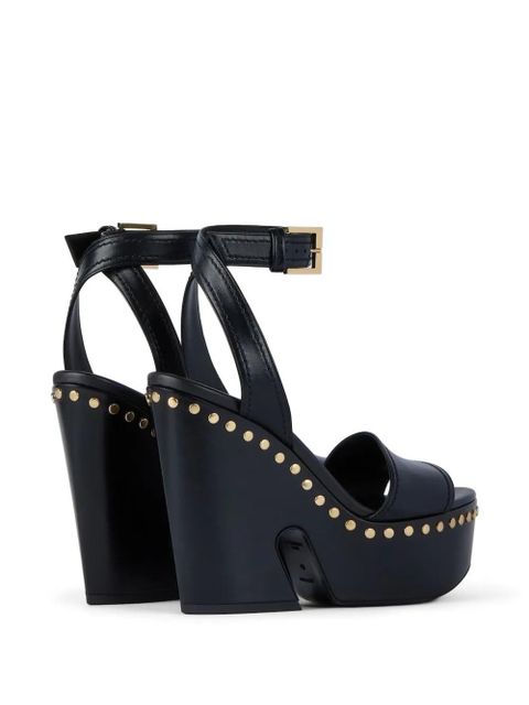 Givenchy Clog studded wedge sandals - Black - zdjęcie produktu nr 2