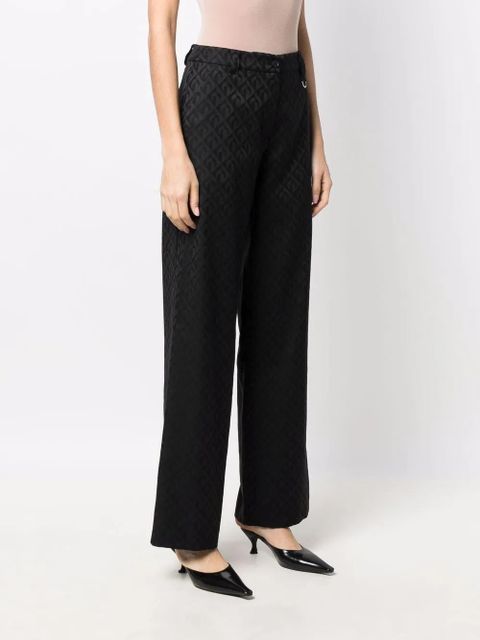 Marine Serre moon-print tailored trousers - Black - zdjęcie produktu nr 2