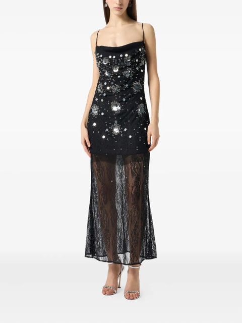 Blumarine sequin-embellished lace gown - Black - zdjęcie produktu nr 2