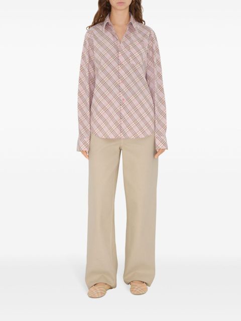 Burberry checkered shirt - Pink - zdjęcie produktu nr 2