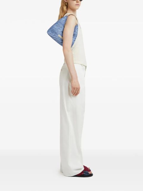 Marni ribbed embroidered tank top - Yellow - zdjęcie produktu nr 2