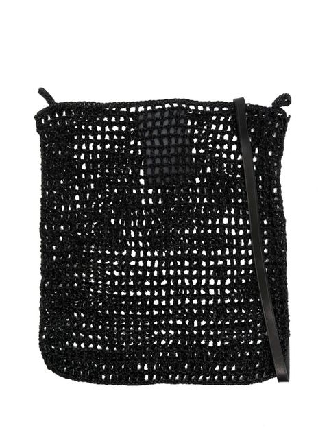 DRAGON DIFFUSION knitted shoulder bag - Black - zdjęcie produktu nr 1
