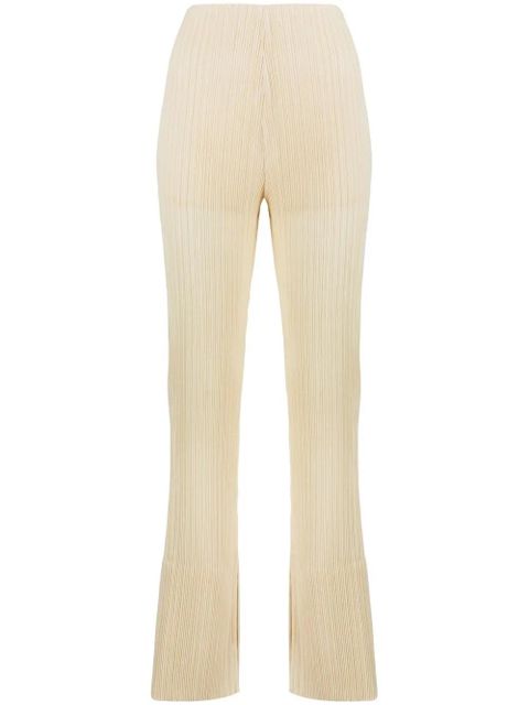 Nanushka high-waisted straight-leg trousers - Neutrals - zdjęcie produktu nr 1