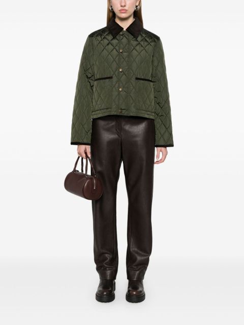 Burberry quilted jacket - Green