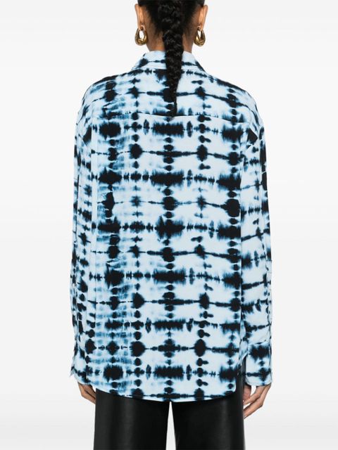 Proenza Schouler Norman tie-dye shirt - Blue