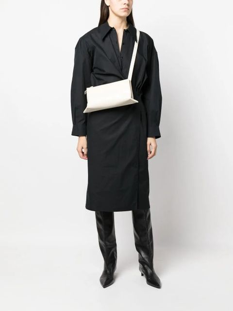 Jil Sander leather crossbody bag - White - zdjęcie produktu nr 2