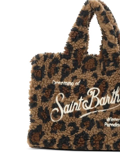 MC2 Saint Barth animal-print tote bag - Brown